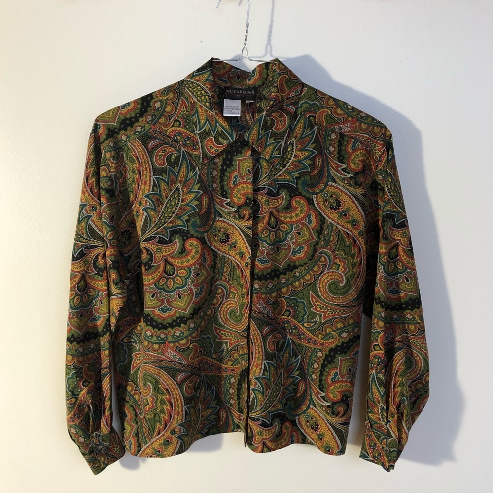 Vintage 60s psychedelic blouse